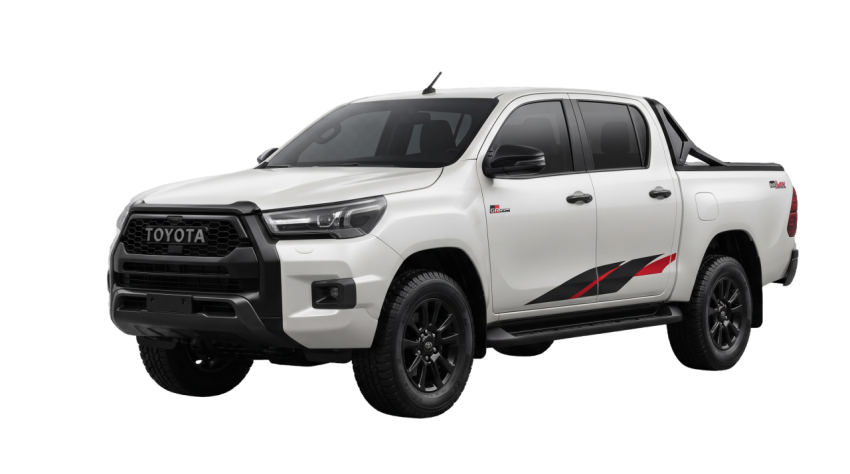 White Pickup Truck PNG Isolated on Transparent Background