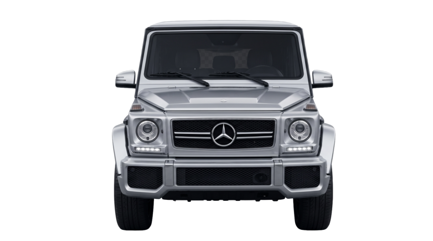 Mercedes-Benz G-Class Front View Isolated PNG Transparent Background