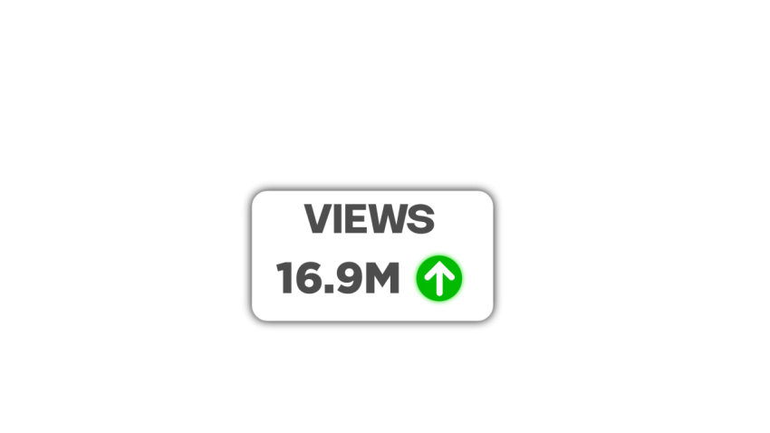 YouTube Millions Views Box PNG image