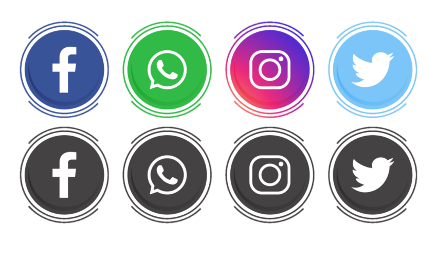 Free Social media logo, PNG images