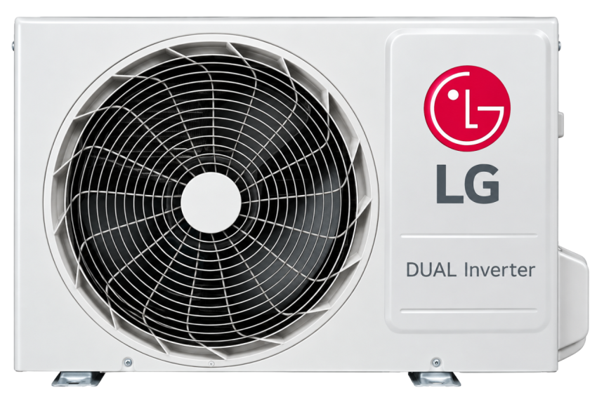 LG DUAL Inverter AC Outdoor Unit Transparent PNG