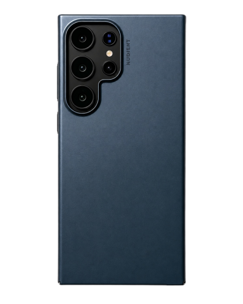 Premium Blue Smartphone Back with Quad Camera PNG