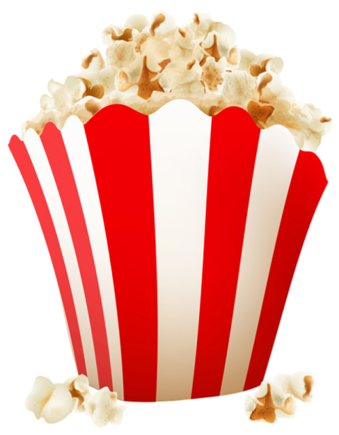 Popcorn bucket PNG image