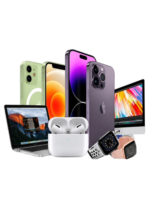 Apple Ecosystem Devices Mockup Bundle Transparent PNG