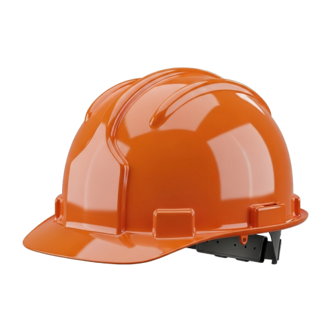 Construction Safety Hard Hat PNG – Orange Protective Helmet
