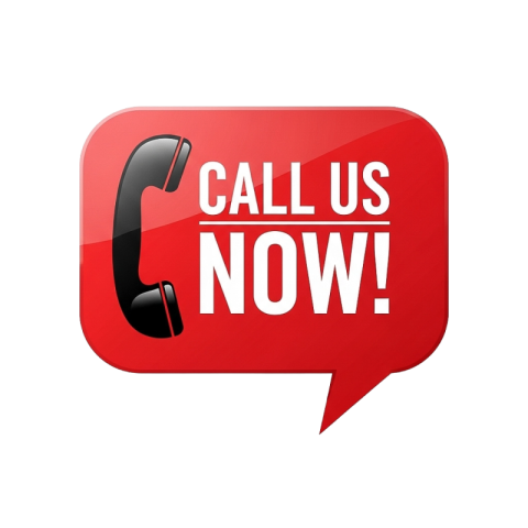 Call Us Now Button Icon on Transparent Background
