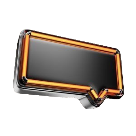 3d black text box PNG image