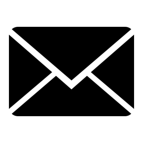 A black Email logo PNG image