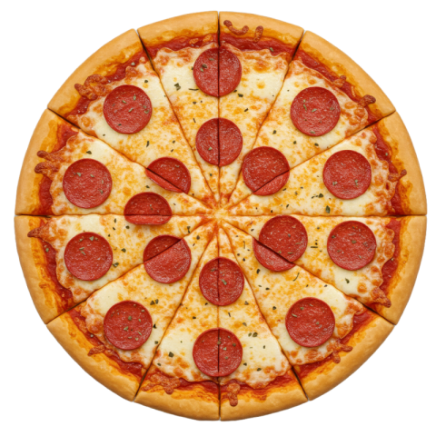Pepperoni Pizza Transparent PNG Image