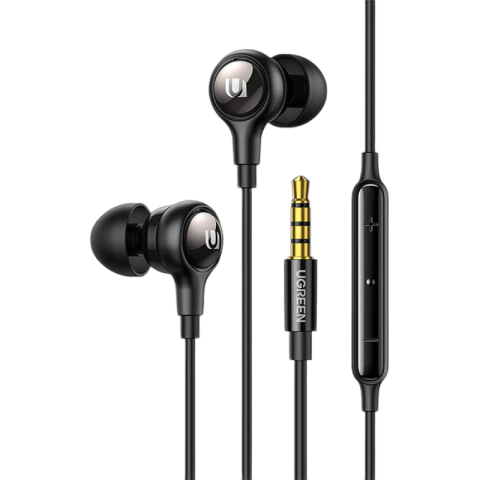 Black Wired Earpiece Transparent PNG Image