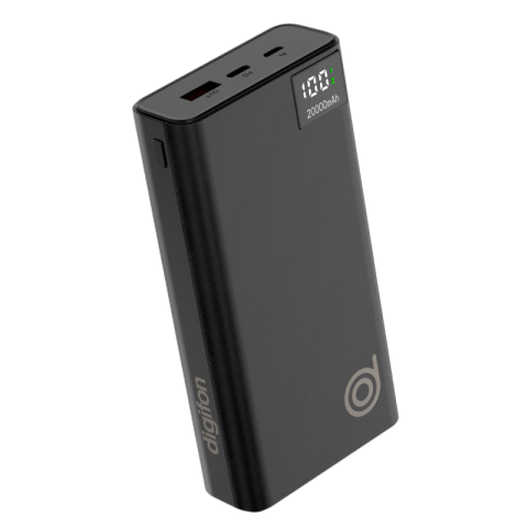 A Black Power bank Transparent PNG Image