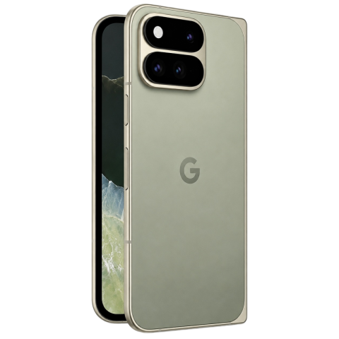 Google Pixel Fold Smartphone Back View Transparent PNG