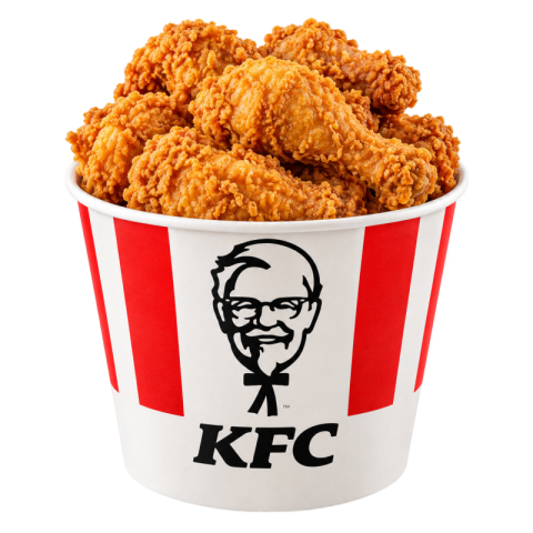 KFC Crispy Fried Chicken Bucket PNG