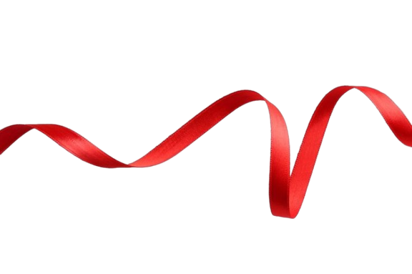 Red ribbon PNG image