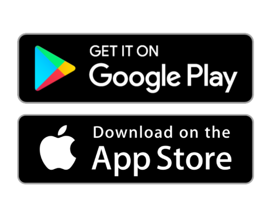 App store and play store logo PNG