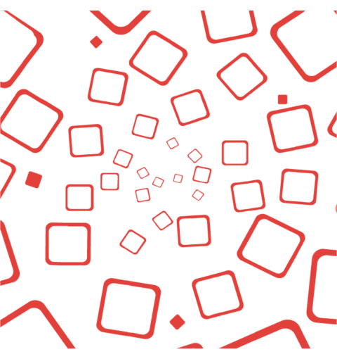 Geometry line abstract red transparent frame