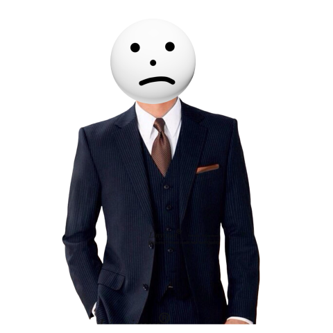 A Faceless Man Standing PNG Image