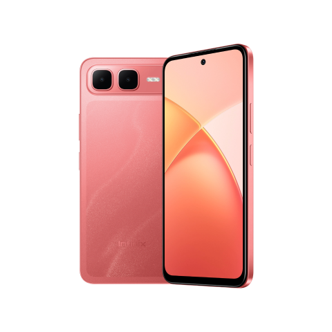 Infinix Smart 10 Front and Back View PNG Image