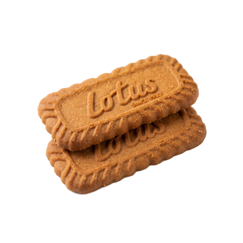 Stacked Lotus Biscoff Caramel Cookies PNG