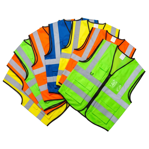 Multi Color Reflective Safety Vests