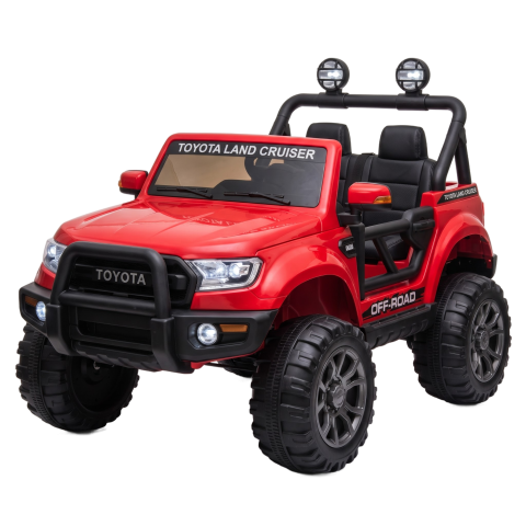 Red Toy Land Cruiser Off-Road Truck PNG